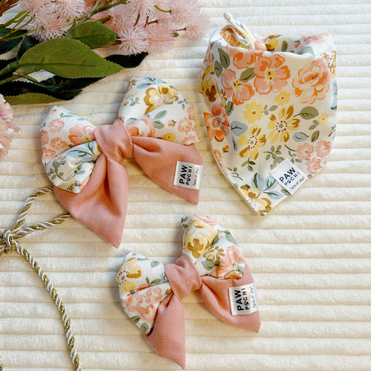 Floral Bow – A Sweet Touch for Your Fur Baby